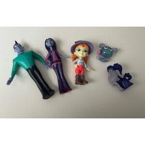 Disney Vampirina Figures Oxana Boris Hauntley Wolfie Phoebe & Buttons Lot of 5